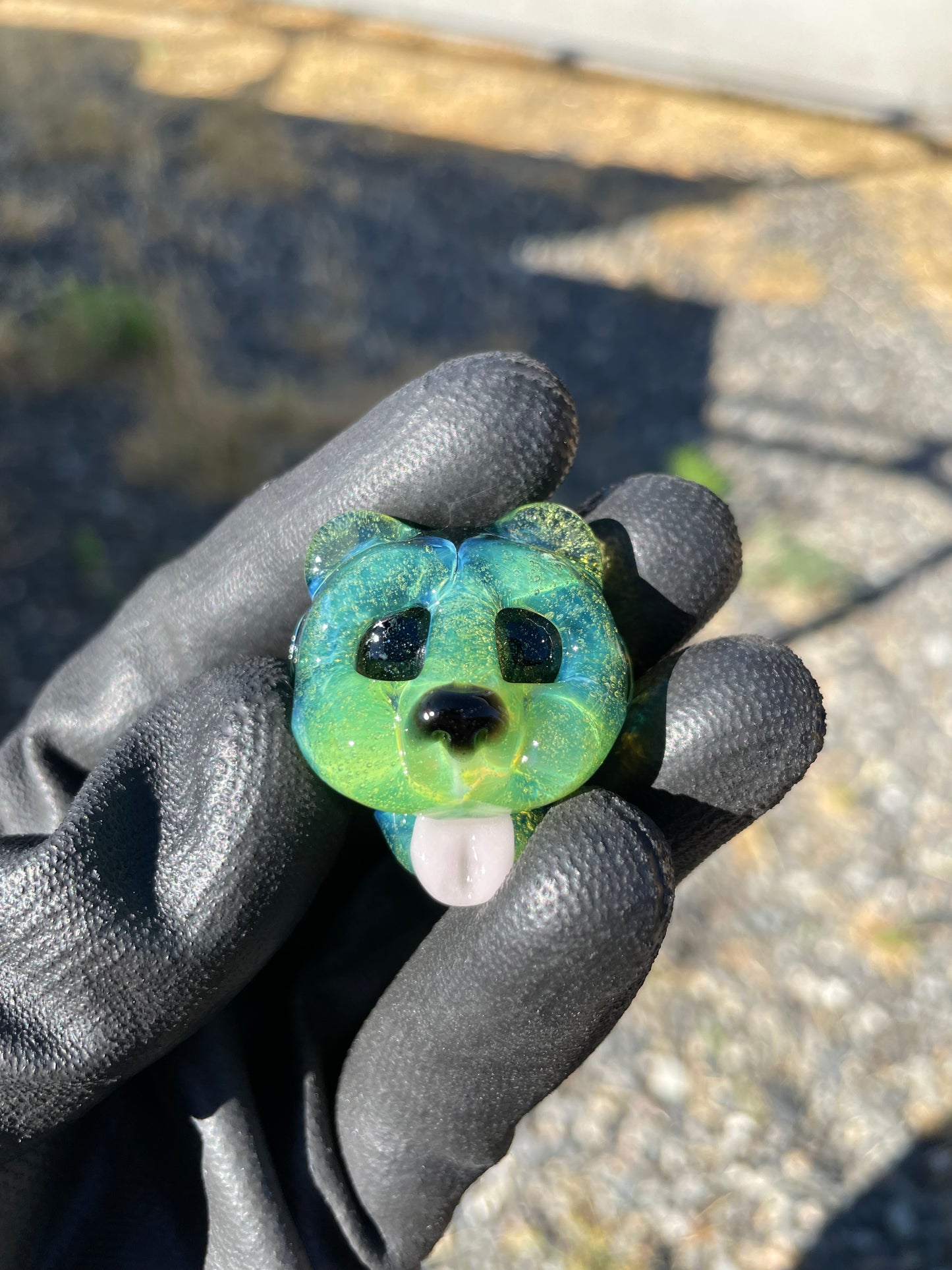 GoofBear Glass Pendants