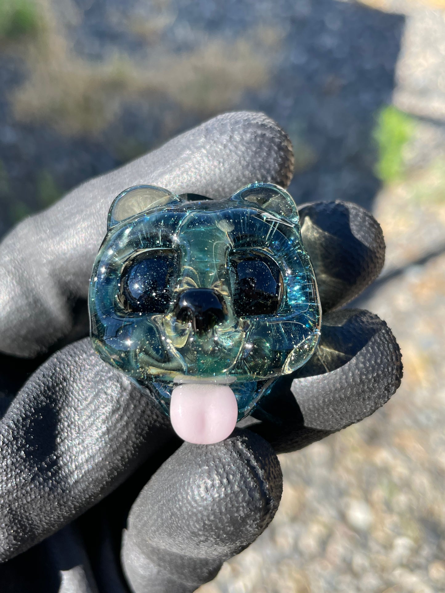 GoofBear Glass Pendants