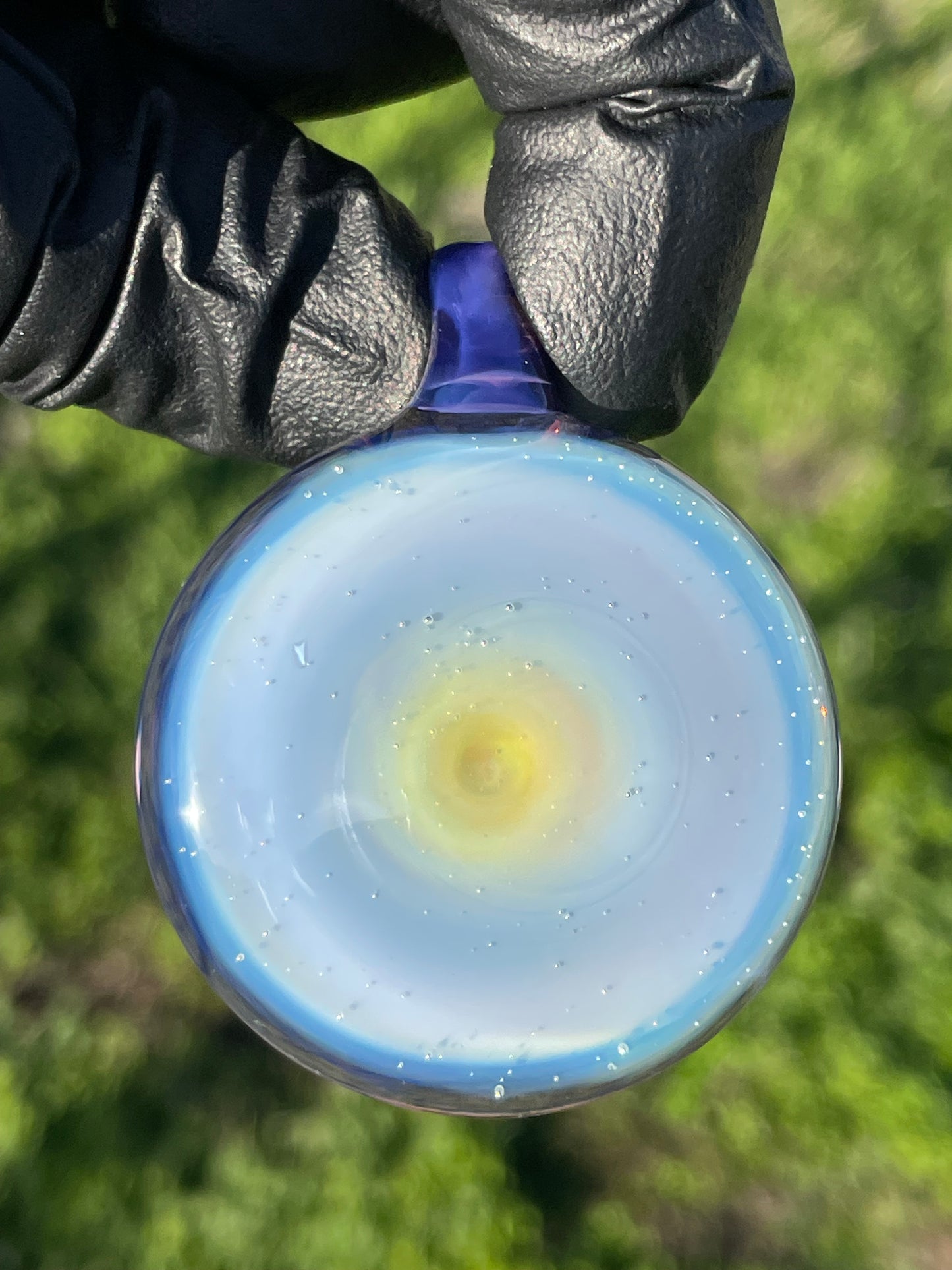 Cosmic Objekt - Silver & Gold Fumed Space/Galaxy Pendant