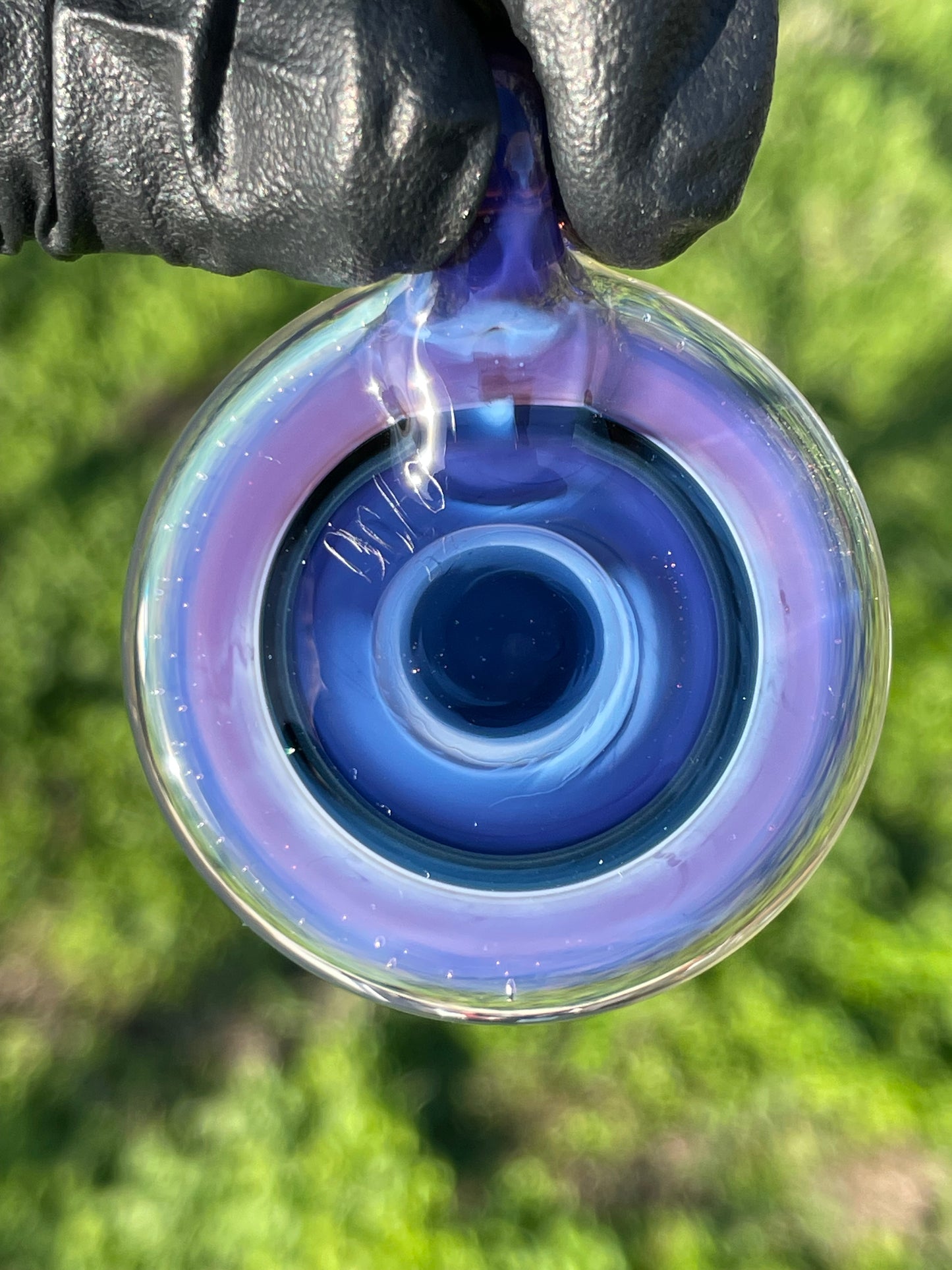 Cosmic Objekt - Silver & Gold Fumed Space/Galaxy Pendant