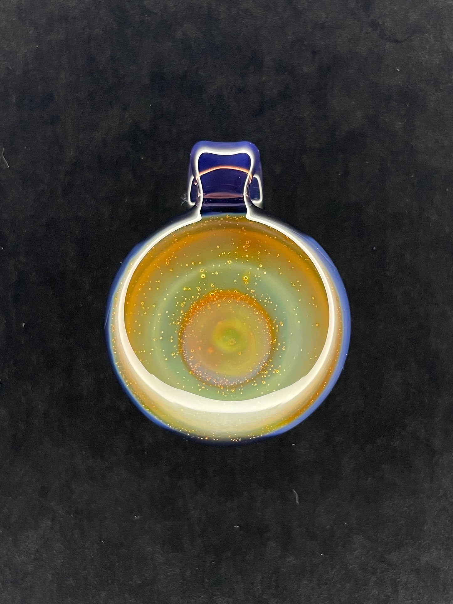 Cosmic Objekt - Silver & Gold Fumed Space/Galaxy Pendant