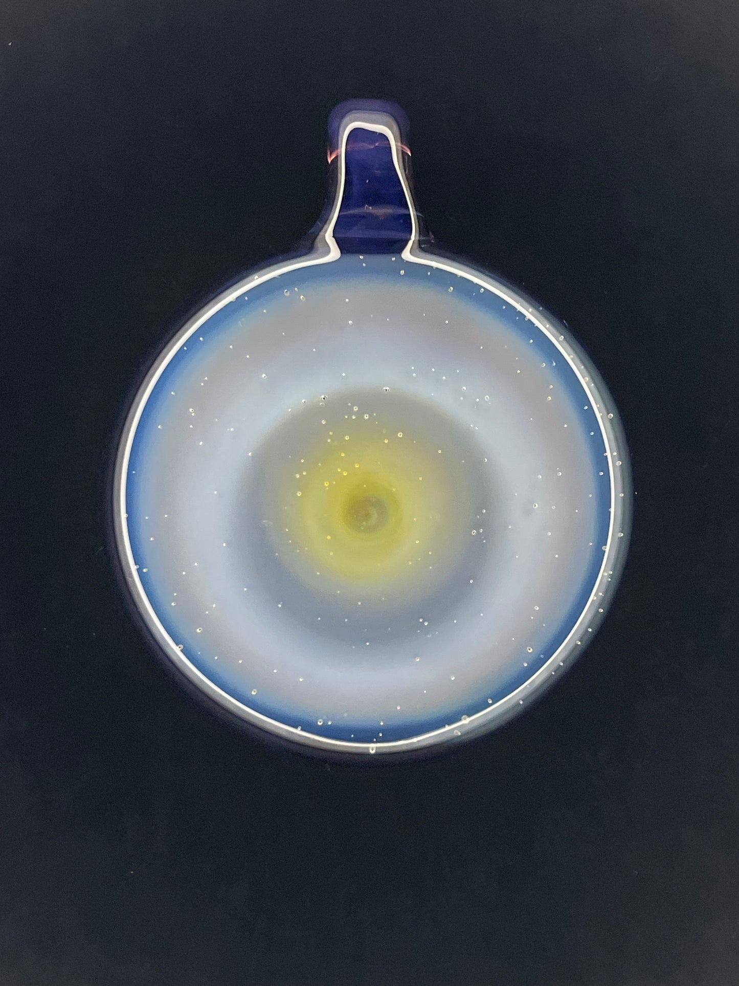 Cosmic Objekt - Silver & Gold Fumed Space/Galaxy Pendant