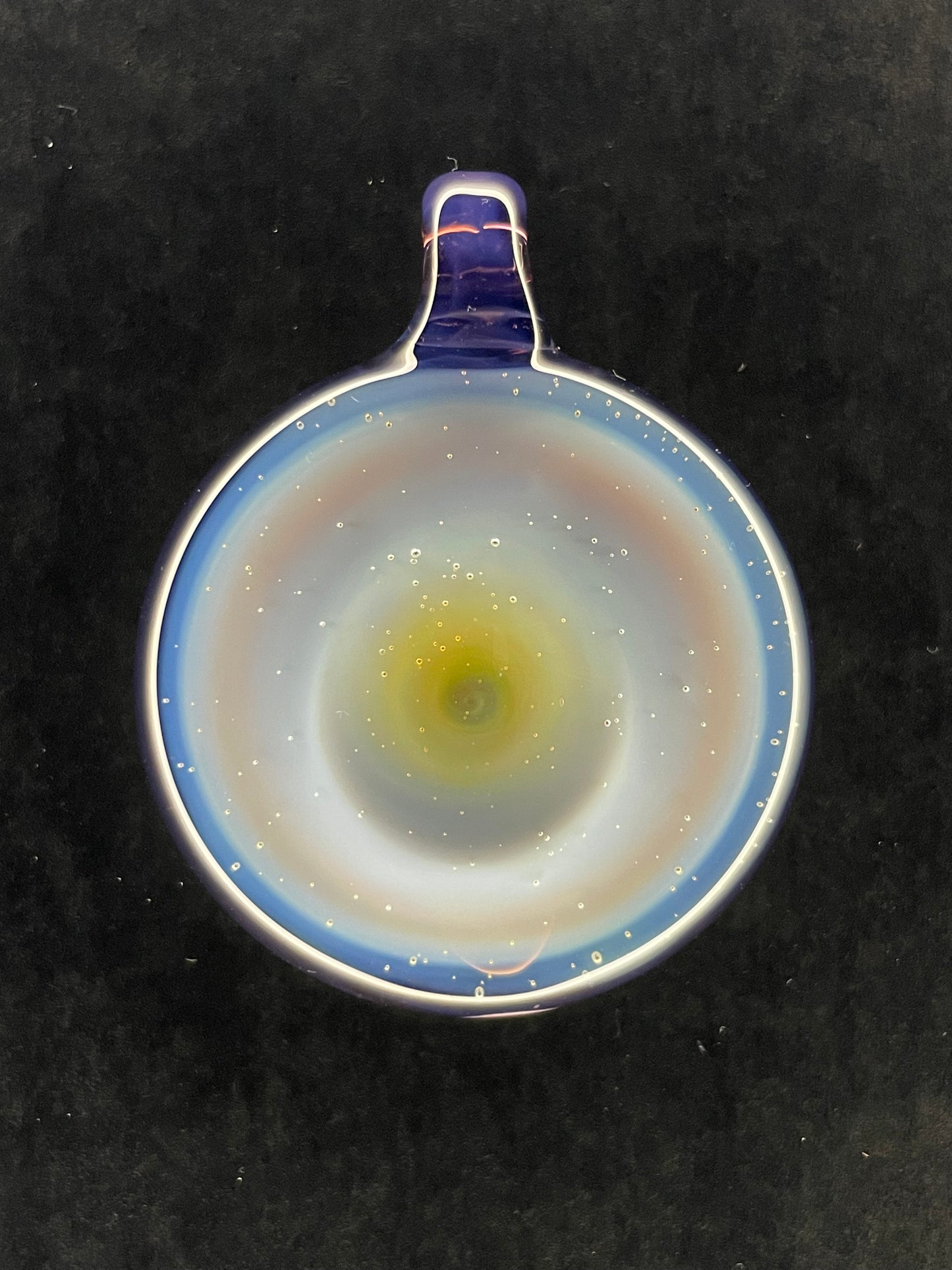 Cosmic Objekt - Silver & Gold Fumed Space/Galaxy Pendant
