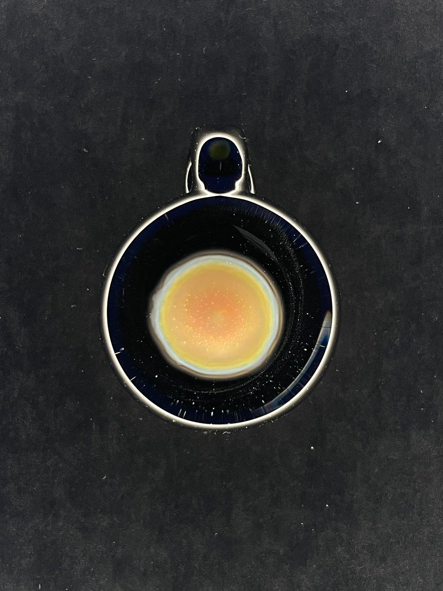 Cosmic Objekt - Silver & Gold Fumed Space/Galaxy Pendant