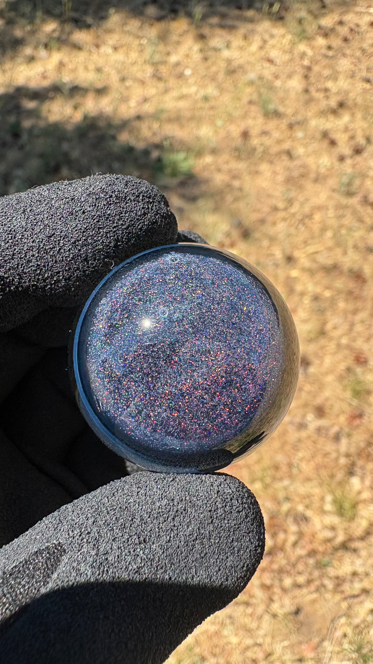 Saber Tooth Skull Cosmic Object #2 w/ Crushed Opal (33mm/1.2")