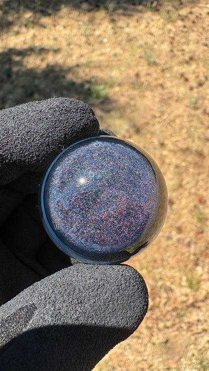 Saber Tooth Skull Cosmic Object #2 w/ Crushed Opal (33mm/1.2")