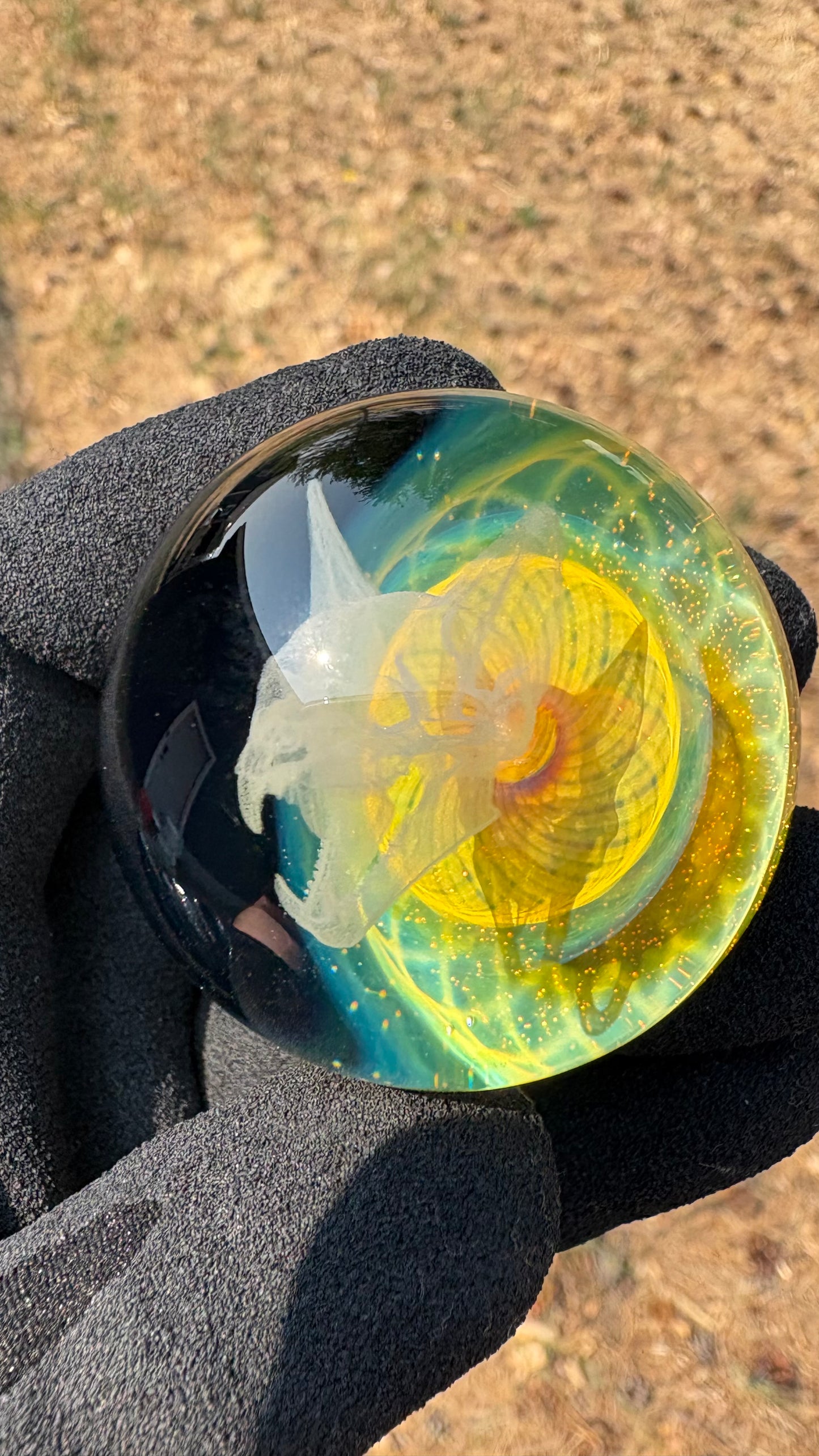 Chupacabra Skull #3 - Cosmic Object (43.6mm/1.7")