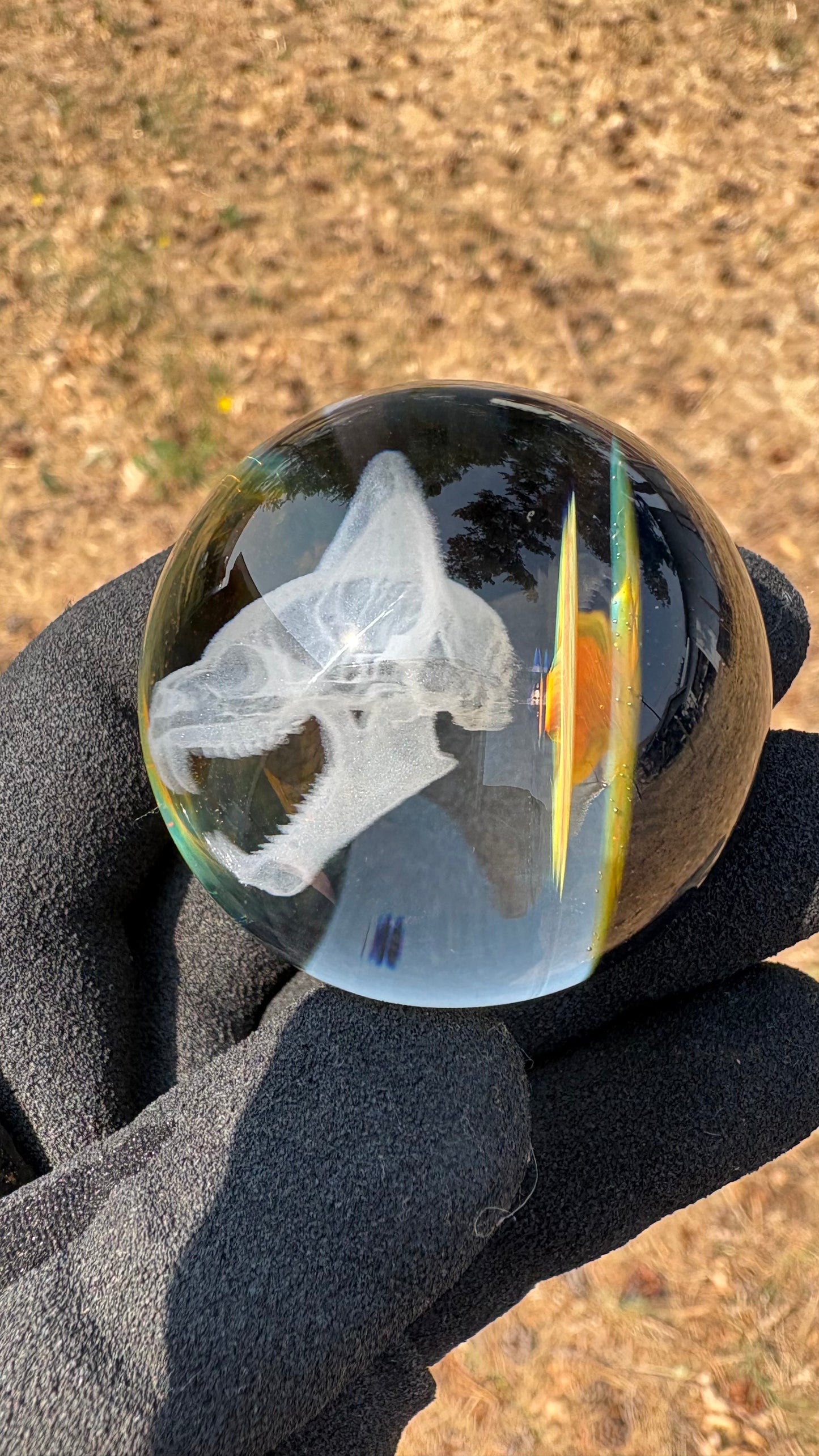 Chupacabra Skull #3 - Cosmic Object (43.6mm/1.7")