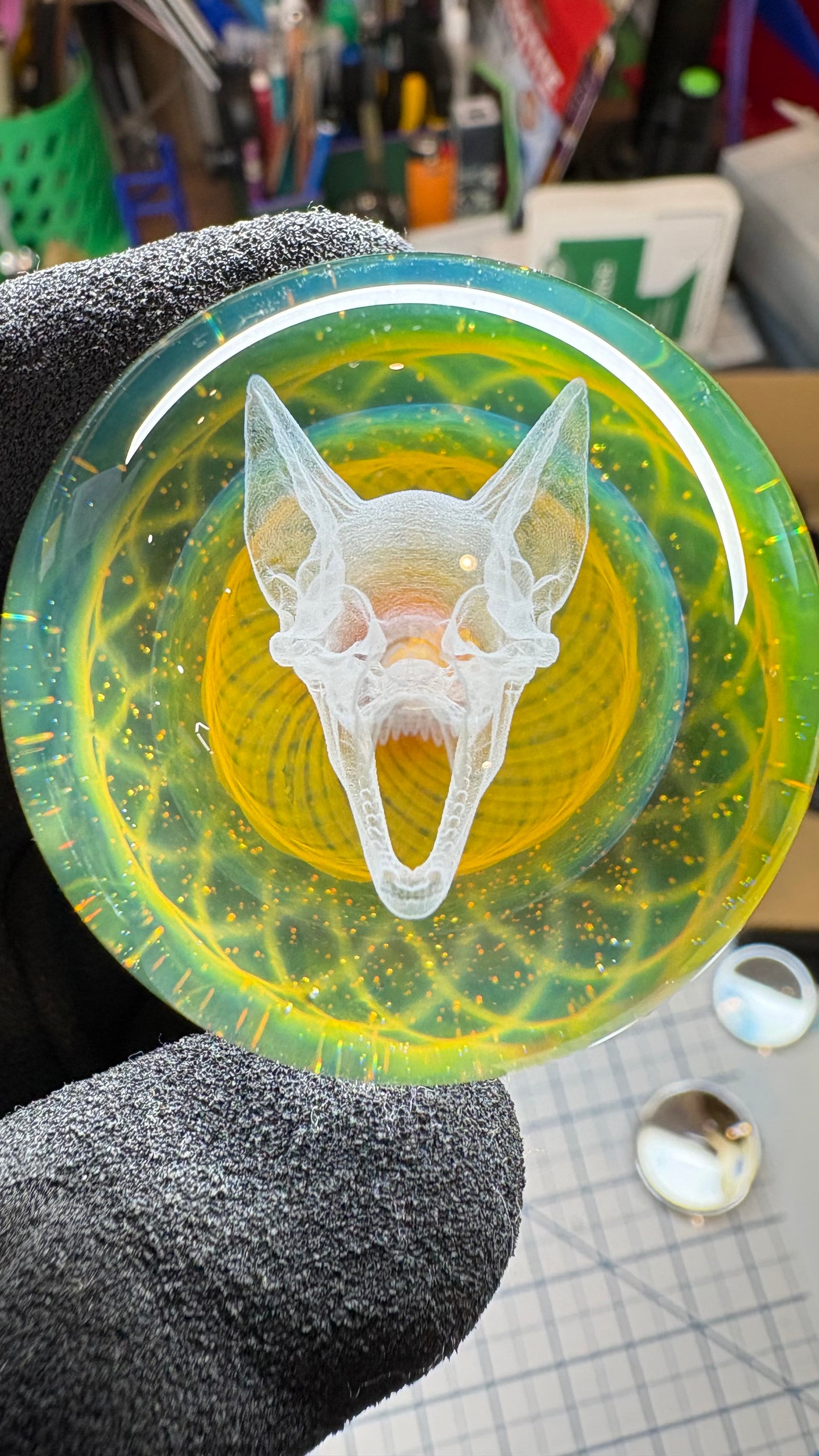 Chupacabra Skull #3 - Cosmic Object (43.6mm/1.7")