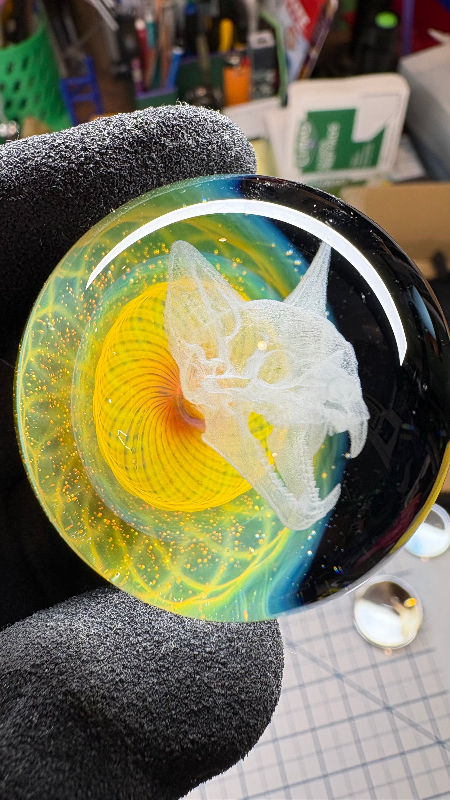 Chupacabra Skull #3 - Cosmic Object (43.6mm/1.7")