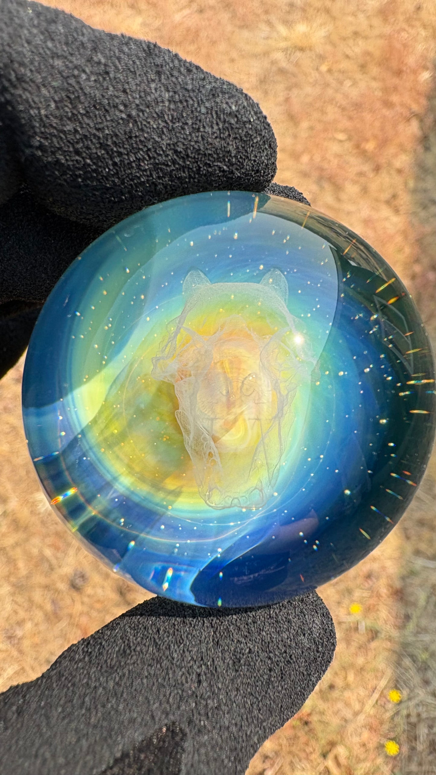 Saber Tooth Skull #7 - Cosmic Object (44mm/1.7")