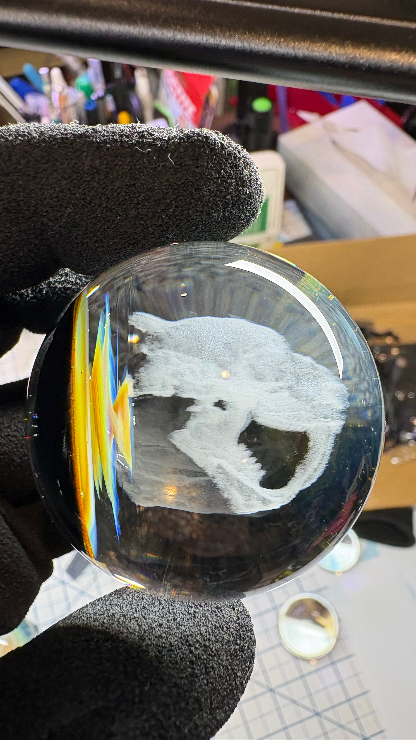 Saber Tooth Skull #7 - Cosmic Object (44mm/1.7")
