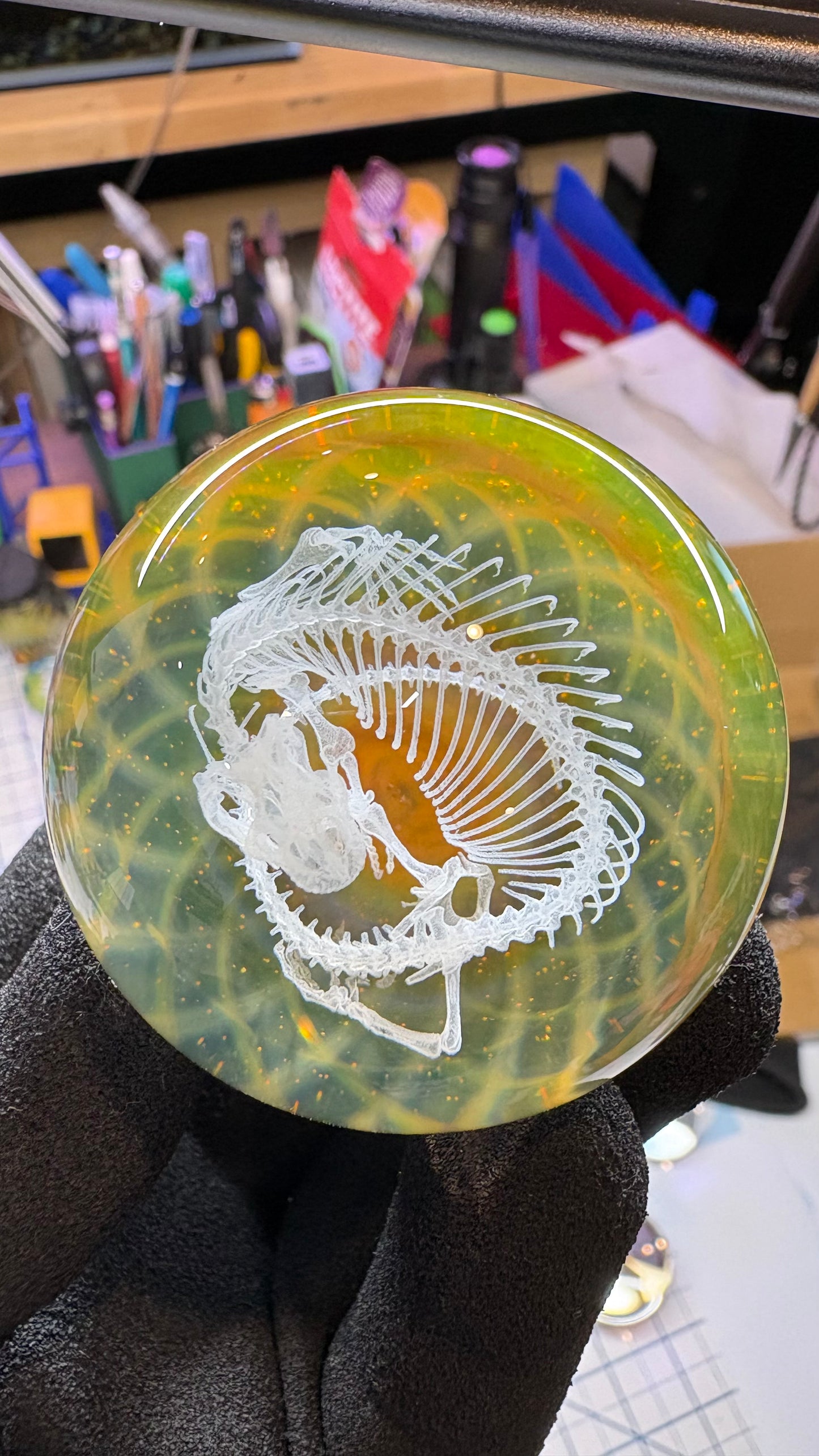 Heloderma Horridum Skeleton #3 - Cosmic Object (48mm/1.9")