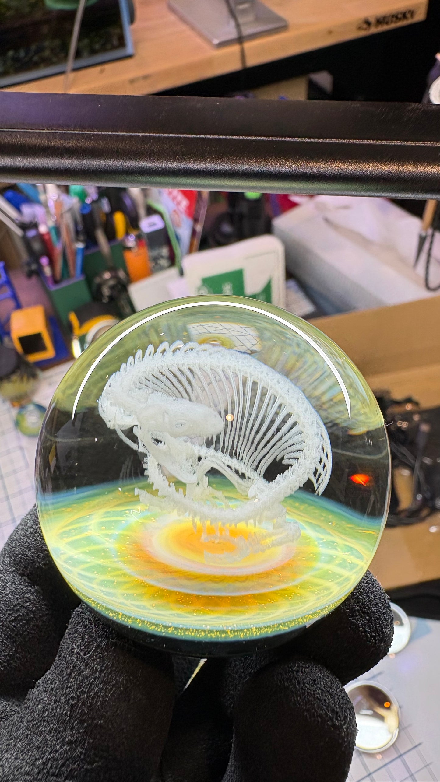 Heloderma Horridum Skeleton #3 - Cosmic Object (48mm/1.9")