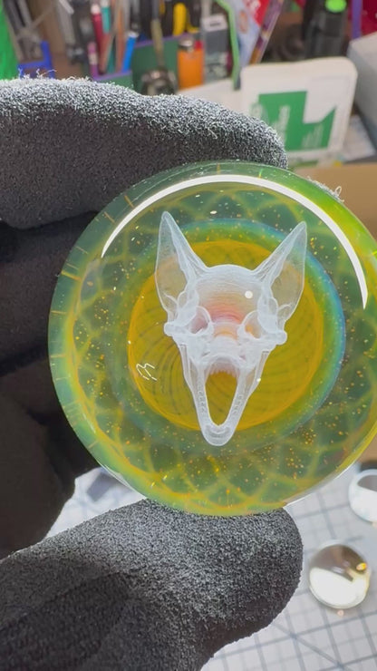 Chupacabra Skull #3 - Cosmic Object (43.6mm/1.7")